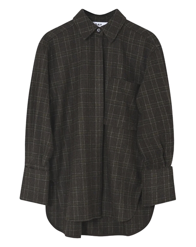 Day Biger et Mikkelsen - DAYHara Flanello Skjorte - Brown Check 